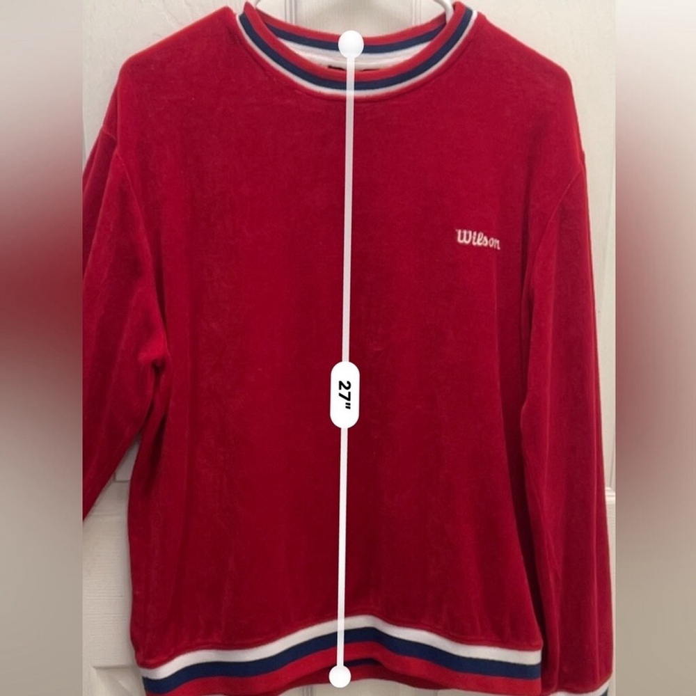 Forever21 X Wilson collab Large Red Tennis Sweater - Picture 10 of 10